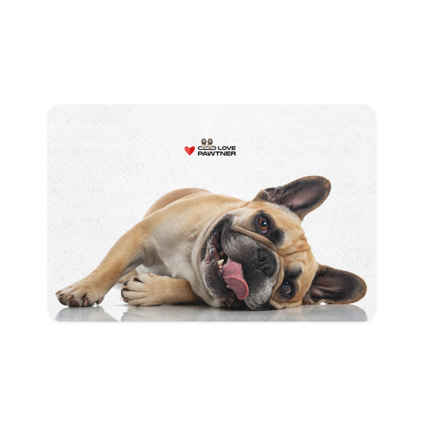 Pawtner, Stylish Pet Food Mat, Cat Food Mat, Dog Feeding Mat, Pet Lover Gift, Personalized Pet Mat, Unique Pet Accessories, Pet Food Mat (12" x 18")