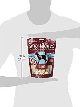 SmartBones Mini Chews With Real Chicken 24 Count, Rawhide-FreeChews For Dogs