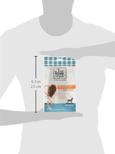 I and love and you Good Golly Gullet Stix - Beef - Rawhide Alternative, Single Ingredient, Free Range Grass Fed Beef, 6in, 5ct