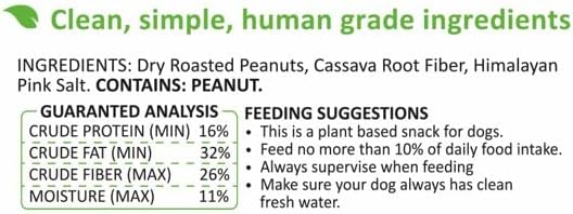 Peanut Butter Bars for Dogs, 0.7 Ounce, 16-Pack (Peanut Butter) Dog Treat