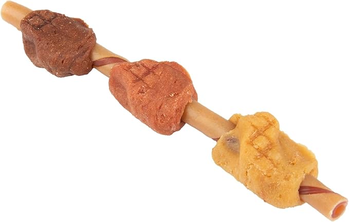 SmartBones Smart Kabobz, Rawhide-Free Chews For Dogs, Made With Real Chicken, Pork And Duck, 20 count
