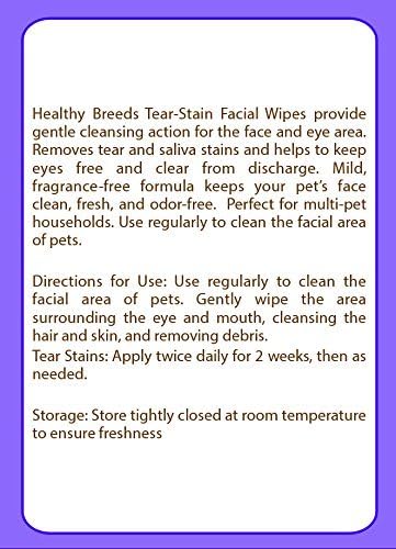 Healthy Breeds Leonberger Tear Stain Wipes 70 Count