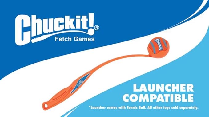 Chuckit! The Whistler Ball Dog Toy, Medium (2.5 Inch Diameter) for Dogs 20-60 lbs, Pack of 1