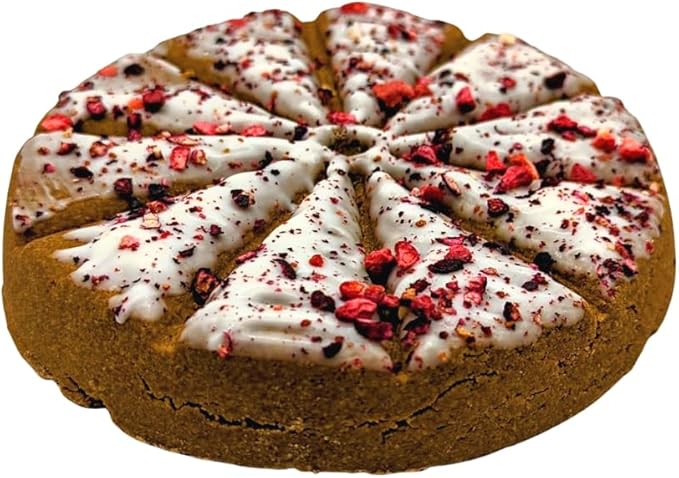 The Lazy Dog - Happy Birthday Pie Dog Treat for a Darling Girl, 6 in. 5 oz. A Great Treat for Your Special Friends Annual Celebration Day!