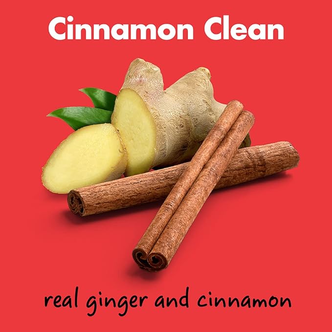 Chewsday Medium Cinnamon Clean Daily Dental Dog Chews, Made in The USA, Natural Highly-Digestible Oral Health Treats for Healthy Gums and Teeth - 14 Count