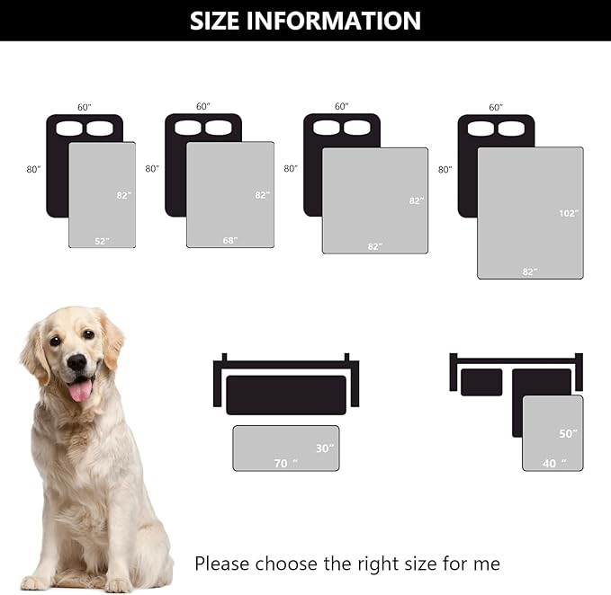 Waterproof Dog Blanket, Washable Anti-Slip Pet Couch Covers for Sofa,Pet Hair Resistant Blankets Bed Chair Furniture Couch Protector for Dogs-40x50,Beige