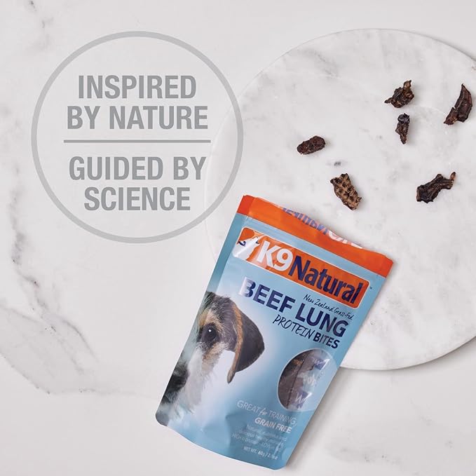 K9 Natural - Grain Free Freeze Dried Dog Treats - Beef Bites 1.76oz