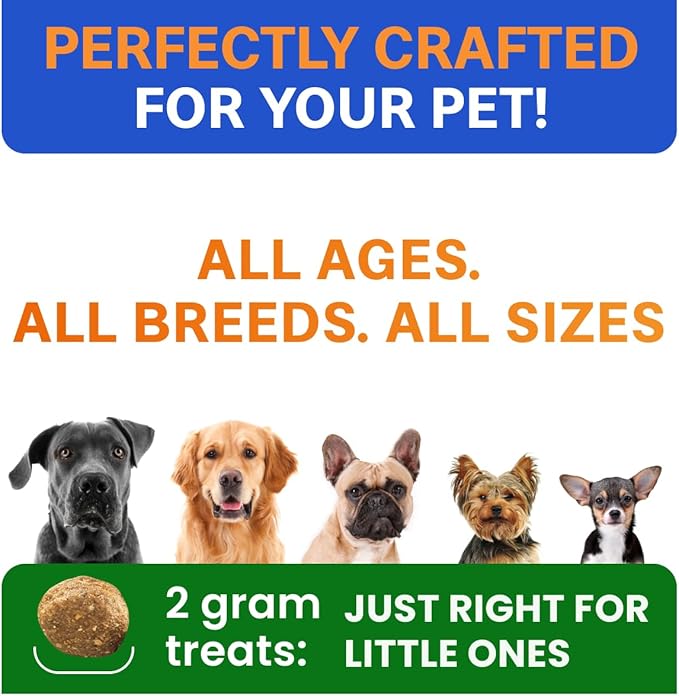 BARK&SPARK Dog Probiotics & Digestive Enzymes (Gut Health) Allergy & Itchy Skin - Pet Diarrhea Gas Treatment Upset Stomach Relief, Digestion Health Prebiotic Supplement Tummy Treat (180Ct Chicken)