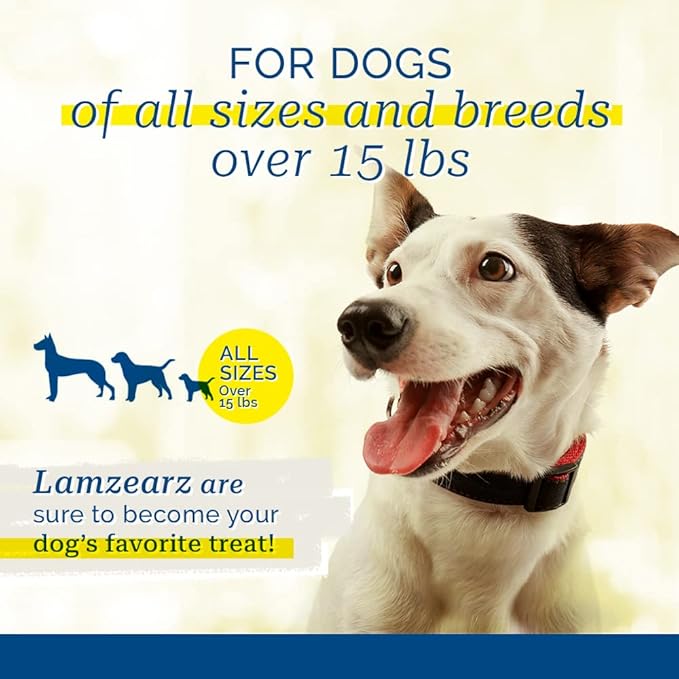 PCI Pet Center Inc Lamzearz - 10 Pack of Premium Lamb Ear Dog Treats