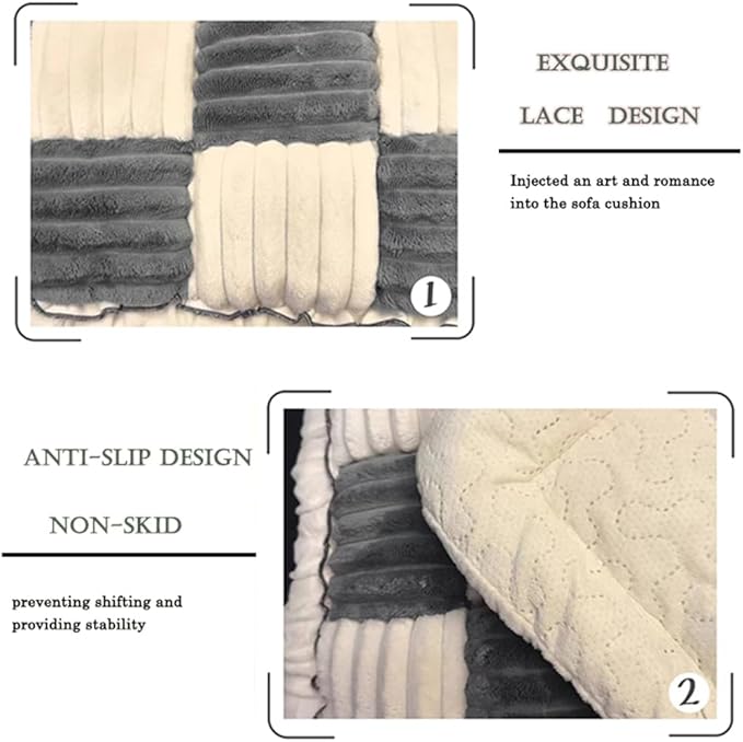 Dog Couch Cover Protector, Dog Couch Coves for Sofa, Couch Cushion for Dogs Washable, Pet Mat Bed Couch Covers for Large Dogs (35.43 x 70.86 inch, Blue - Gray)