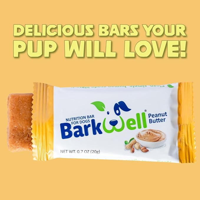 Peanut Butter Bars for Dogs, 0.7 Ounce, 16-Pack (Peanut Butter) Dog Treat