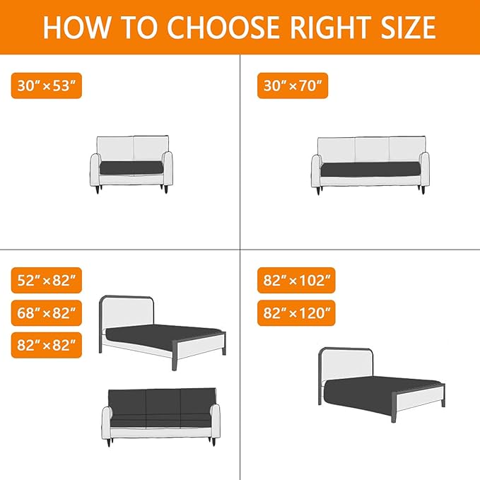 hyha Waterproof Dog Blanket, Soft Pet Bed Blankets, Waterproof Sofa Couch Cover for Dogs Washable, Reversible Pet Couch Covers for Sofa Furniture (30x53 Inch, Chocolate/Dark Grey)