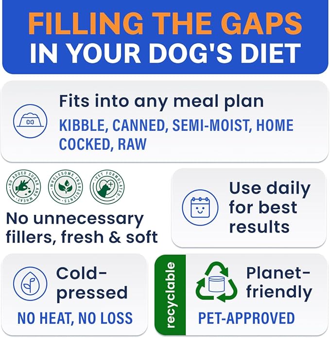 BARK&SPARK Dog Probiotics & Digestive Enzymes (Gut Health) Allergy & Itchy Skin - Pet Diarrhea Gas Treatment Upset Stomach Relief, Digestion Health Prebiotic Supplement Tummy Treat (180Ct Chicken)