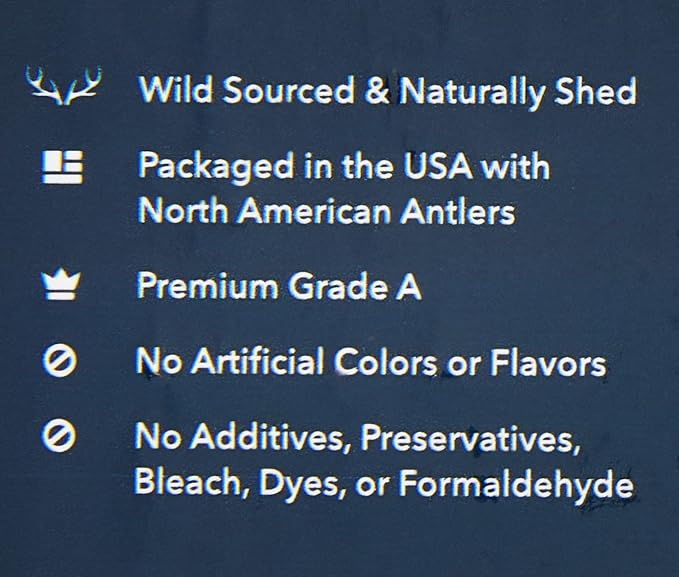 Amazon Brand – Wag Split Elk Antler, Naturally Shed, Small (Best for Dogs under 15 lbs)