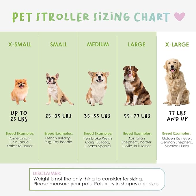 PETIQUE Trailblazer Jogger, Dog Cart for Medium Size Pets, Ventilated Pet Stroller for Cats & Dogs, Turquoise