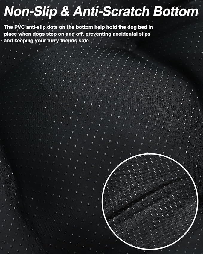 Dog Bed, Washable Cozy Plush Dog Crate Beds, Soft Comfy Kennel Pad Anti Slip Pet Sleeping Mat for Large, Jumbo, Medium, Small Dogs Breeds (29.0 L x 18.0 W x 1.5 Th Inches, Dark Grey)