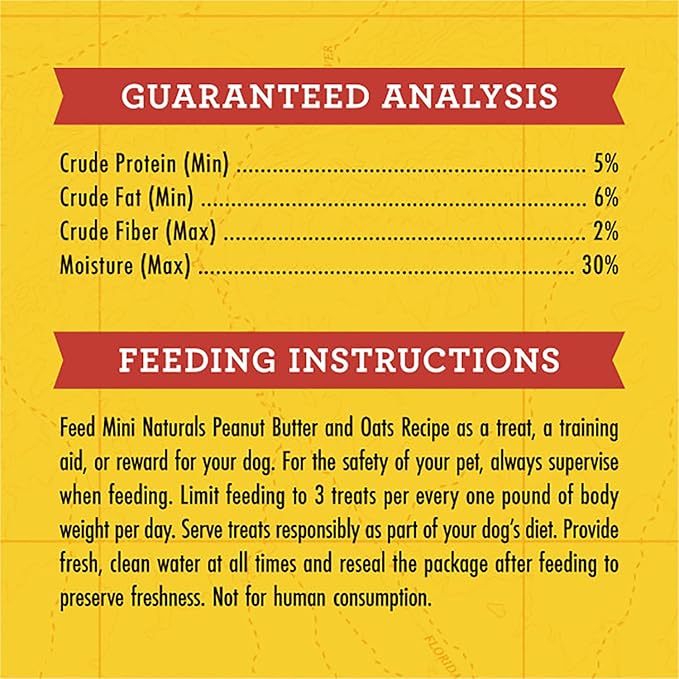 Zuke's Mini Naturals Adult Dog Training Treats, Peanut Butter & Oats Recipe with Vitamins & Minerals, A+ Training Treats for Adult Dogs, 6 OZ Bag (Pack of 3)