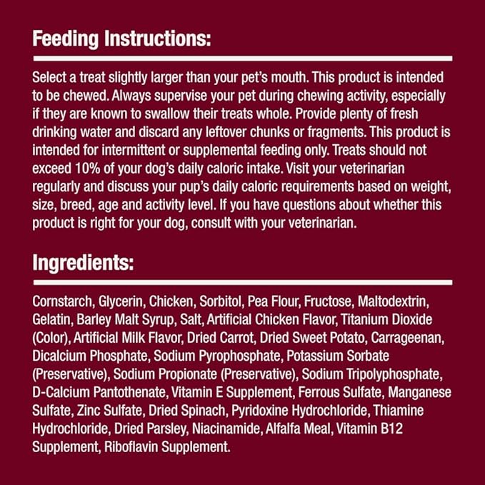 Smartbones SBD-00222 Rawhide-Free Dental Dog Chew, Vegetable & Chicken Dog Chew, Mini 24 Count