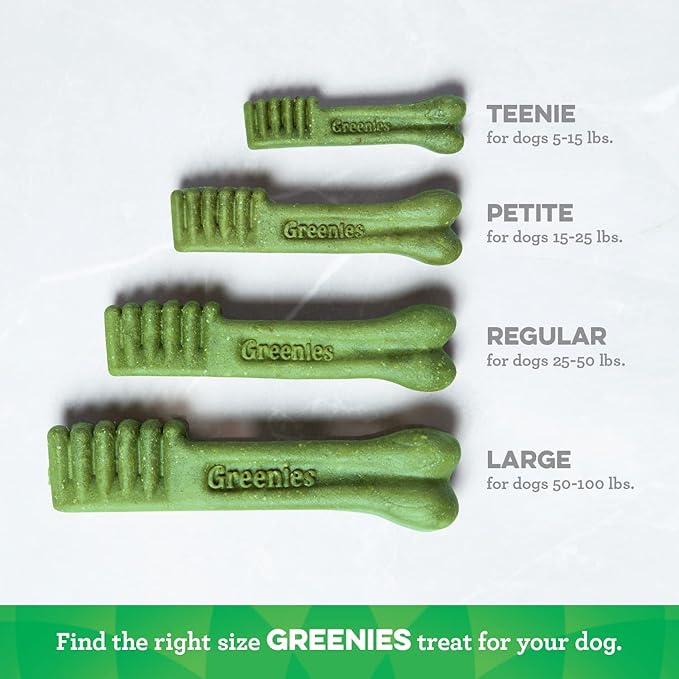 Greenies Petite Halloween Natural Dental Dog Chew Treats, ScaryBerry Blueberry Flavor, 6 oz. Pack (10-Count)