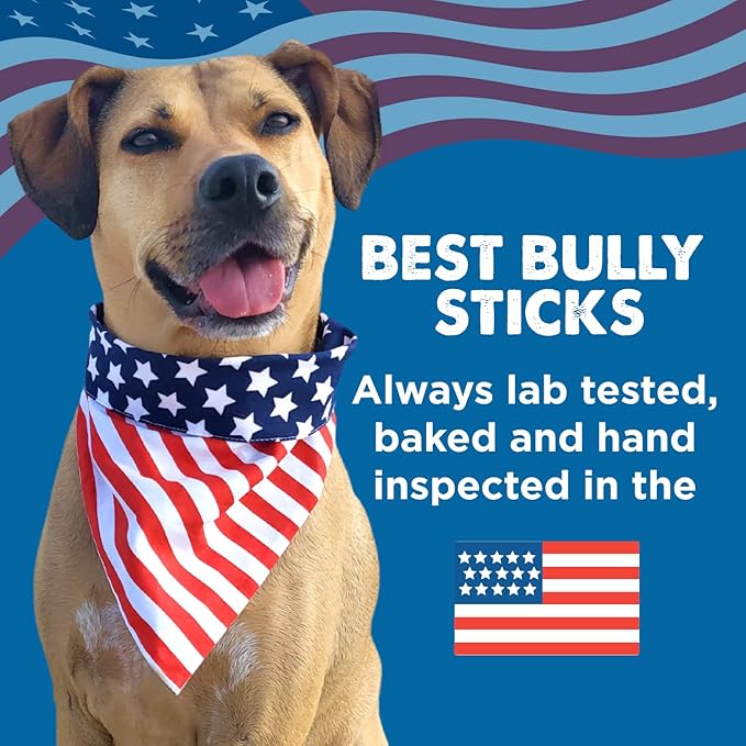 Best Bully Sticks All Natural USA Baked & Packed Pig Ears for Dogs - Single Ingredient Easily digestible 100% Pork Dog Chew Treats - Great for Puppies, Small, Medium, and Large Dogs - 25 Pack