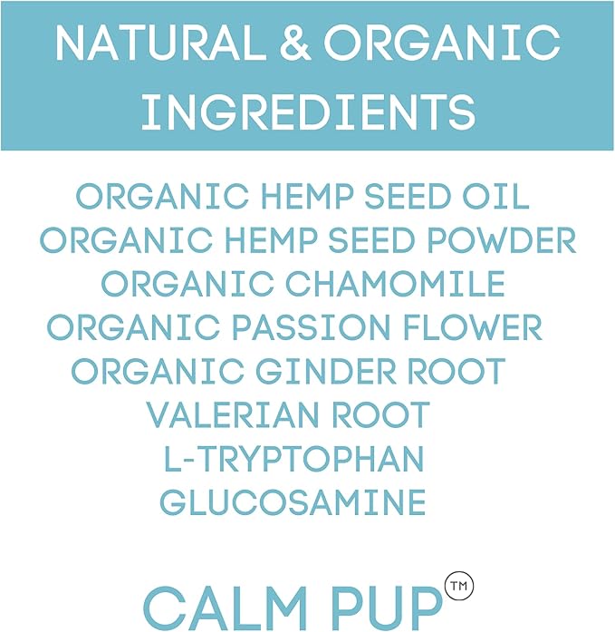 Hemp Dog Calming Chews - Anxiety Relief Treats, 120 Calming Treats for Dogs, Calm Pup Dog Anxiety Relief & Joint Support, Oil Infused Calming Chews for Dogs Anxiety (Bacon Flavor)