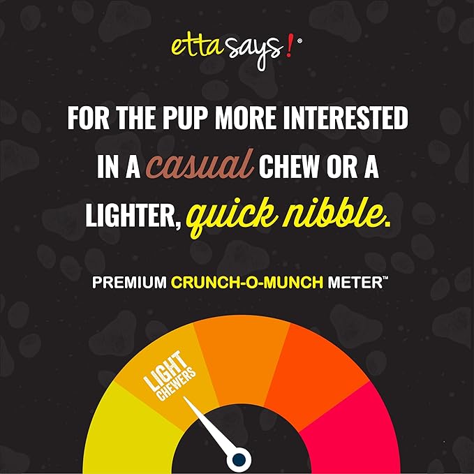 etta says! Premium Crunchy 4.5" Buffalo Dog Chews - Grain-Free Dog Treats, Good for Teeth, Easy to Digest - Made in The USA (36 Count Pack of 1)