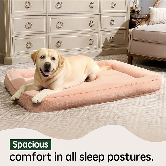 BALANCE Jumbo Dog Beds, Orthopedic Dog Bed, Washable Dog Bed with Removable Cover, Waterproof Dog Bed with Nonskid Bottom, Doggy Bed, Dog Beds for Large Dogs