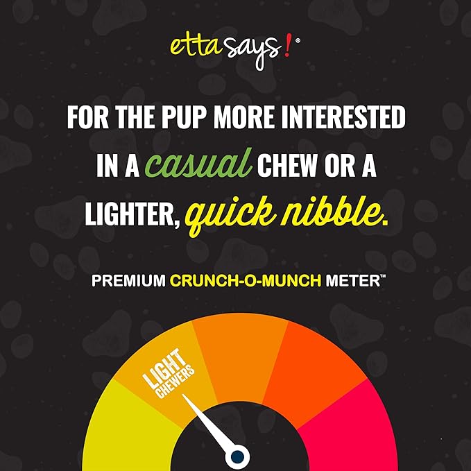 etta says! Premium Crunchy Dog Chews Variety Pack - All Natural - Made in The USA (4.5 Oz Pack of 3)