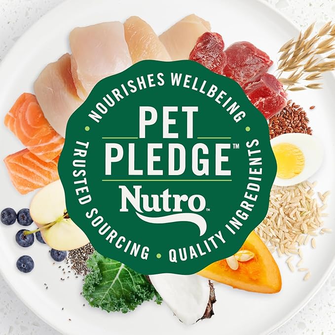 Nutro Ultra Adult Small Breed Dry Dog Food, Chicken, Lamb and Salmon Protein Trio, 8 lb. Bag