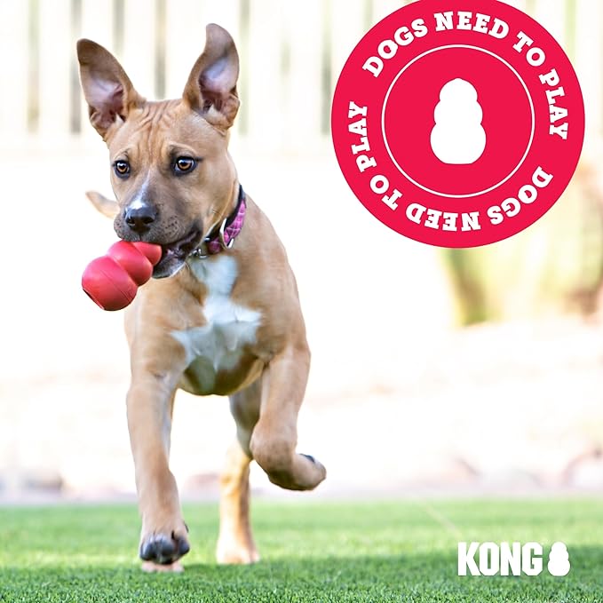 KONG Classic Stuffable Dog Toy - Fetch & Chew Toy for Dogs - Treat-Filling Capabilities & Erratic Bounce for Extended Play Time - Durable Natural Rubber Material - for XX-Large Dogs