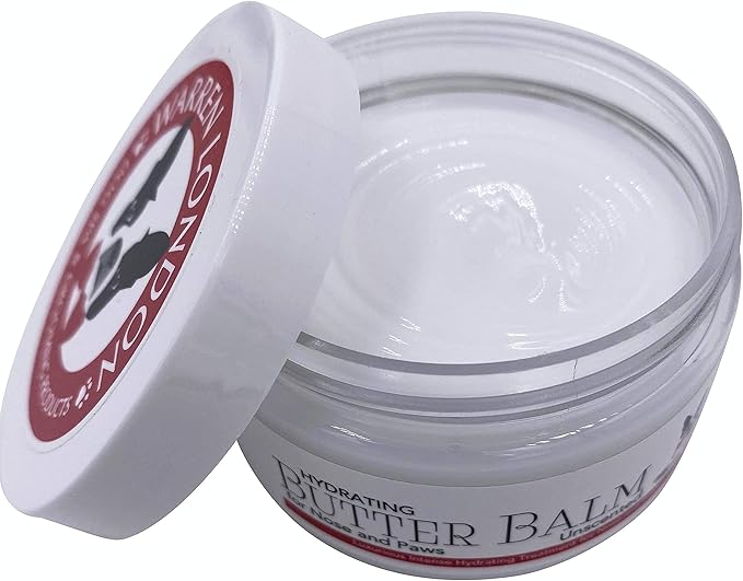 Warren London Hydrating Butter Balm- Dog Balm for Paws and Nose- Made in USA- Unscented 4oz
