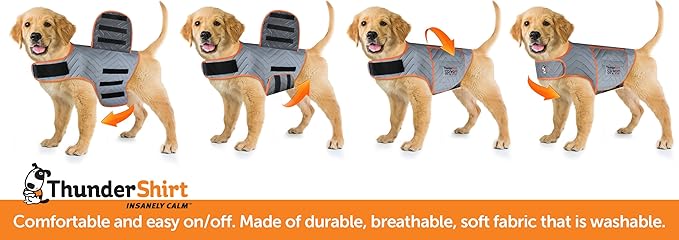 ThunderShirt for Dogs, X Small, Fuchsia Sport - Dog Anxiety Relief Calming Vest