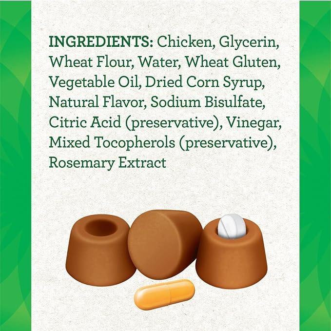 Greenies 3 Pack of Feline Chicken Flavored Pill Pockets, 1.6 Ounces Per Pack