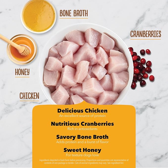 Chewy Strips Dog Treats, Chicken, Chewy Poultry Treats, 4oz