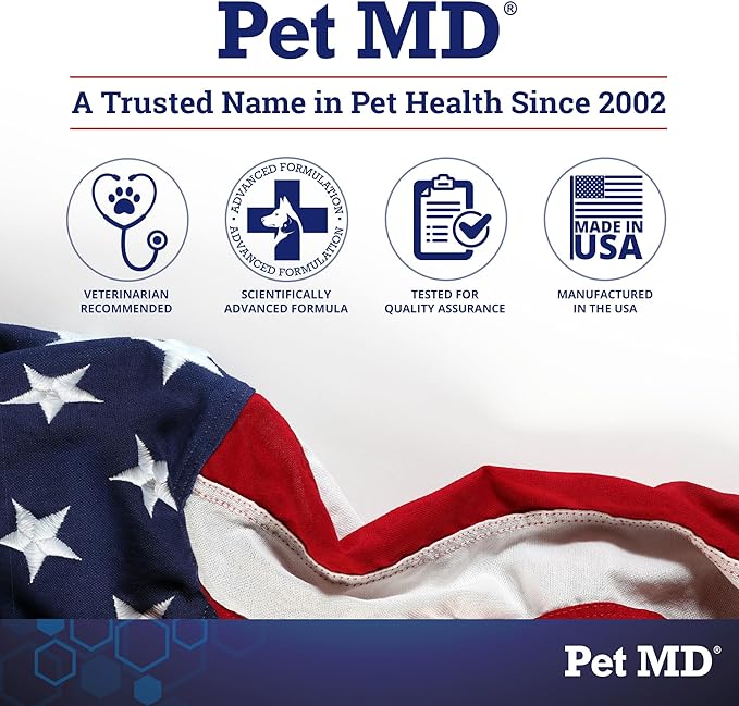 Pet MD Wrap-A-Pill with Dog Probiotics - Pill Wrap for Dogs Medicine - Easy-to-Use Paste to Hide Capsules, Create Pockets and Pill Treats for Dogs - Cheese & Bacon (4.2oz)
