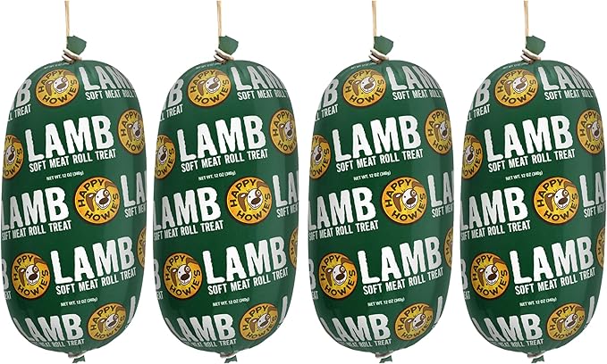 Happy Howie's Premium Lamb Soft Meat Roll 12 Oz 4 Pack (New)