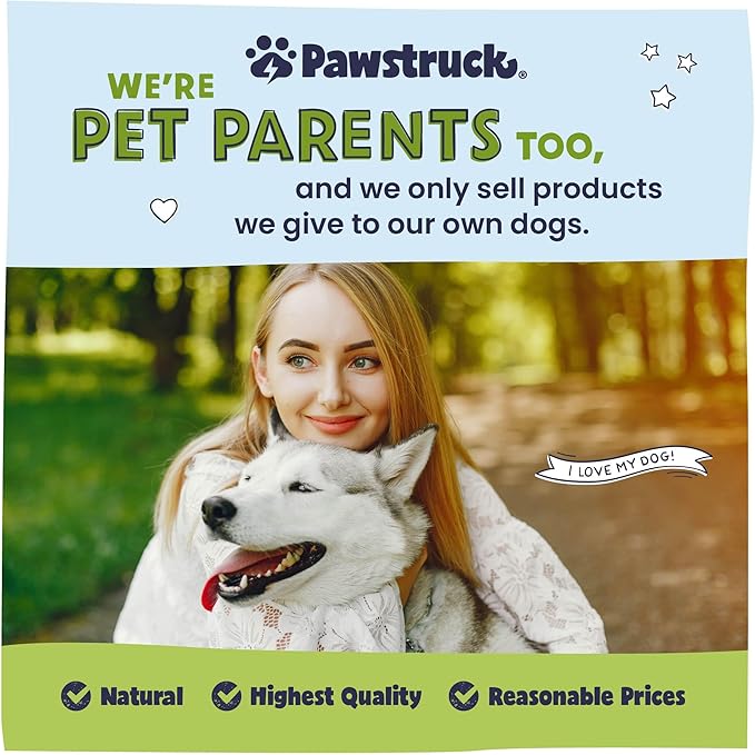 Pawstruck Large 5-6" Filled Dog Bones, Peanut Butter Flavor - Made in USA Long Lasting Stuffed Femur for Aggressive Chewers Dental Treat - Pack of 3 - Packaging May Vary