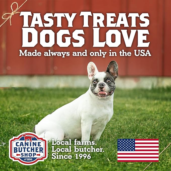 Turkey Tendons for Dogs Made in USA, Raised in USA, All-Natural Dog Chews for Small Dogs, Dog Snack for Large Dogs, Single-Ingredient Treat, Healthy No Hide Dog Chews (3 oz)
