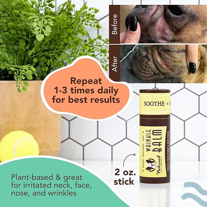 Natural Dog Company Powerhouse Bundle, Includes 4 Healing Balms that Relieve Skin Irritations, Cracked Paws and Dry Noses, Organic, All Natural Ingredients, 0.15oz Trial Sticks