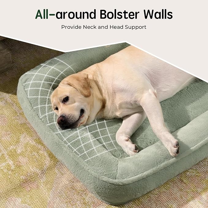BALANCE Jumbo Dog Beds, Orthopedic Dog Bed, Washable Dog Bed with Removable Cover, Waterproof Dog Bed with Nonskid Bottom, Doggy Bed, Dog Beds for Large Dogs