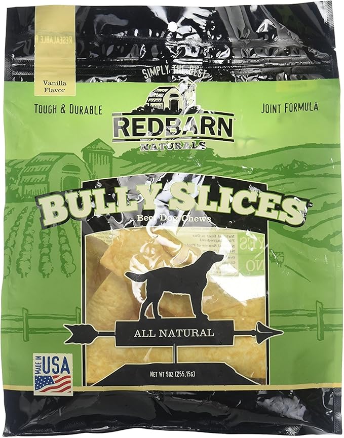 Redbarn Bully Slices for Dogs | Highly Palatable, Long-Lasting Natural Dental Treats with Functional Ingredients, 9 oz. (Pack of 4) - Variety Pack