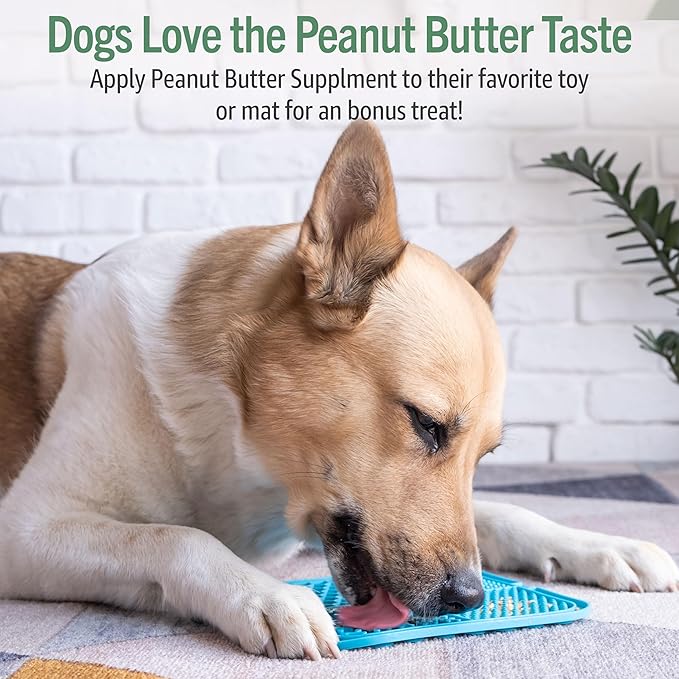 Dog Peanut Butter - Allergy Supplement for Dogs - Healthy Peanut Butter for Dogs Enriched with Dog Probiotics - Dog Allergy Relief & Immune Support Supplement - Allergy (8.46oz)