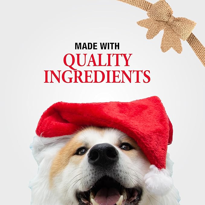 Good 'n' Fun Holiday Chews, Treat Your Dog to Fun Shaped Long Lasting Chews, Made Ingredients