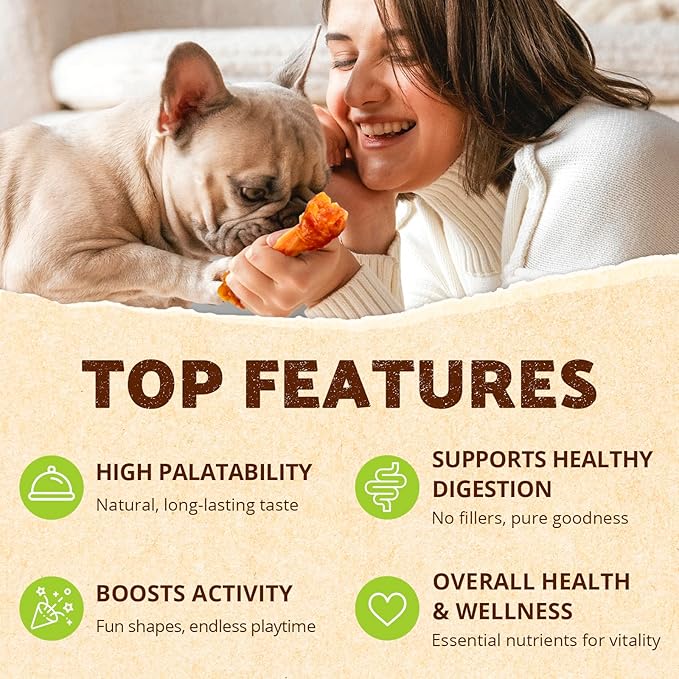 Afreschi Natural Turkey Tendon Lollipop 40 Units/Box, Dog Treat for Signature Series, All Natural Human Grade Puppy Chew, Turkey Sourced from USA, Rawhide Alternative