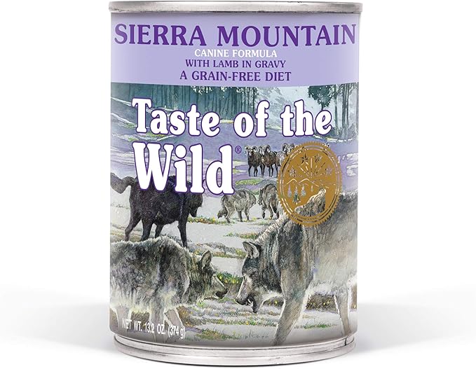Taste Of The Wild Sierra Mountain Canned Dog Food, 13.2 Oz, Medium