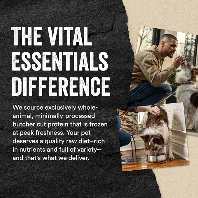 Vital Essentials Freeze Dried Raw Dog Food, Duck Mini Nibs Entree, 5.5 oz