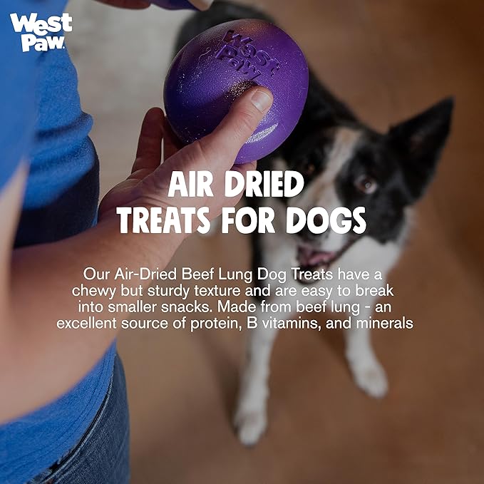WEST PAW Air Dried Beef Lung Treats