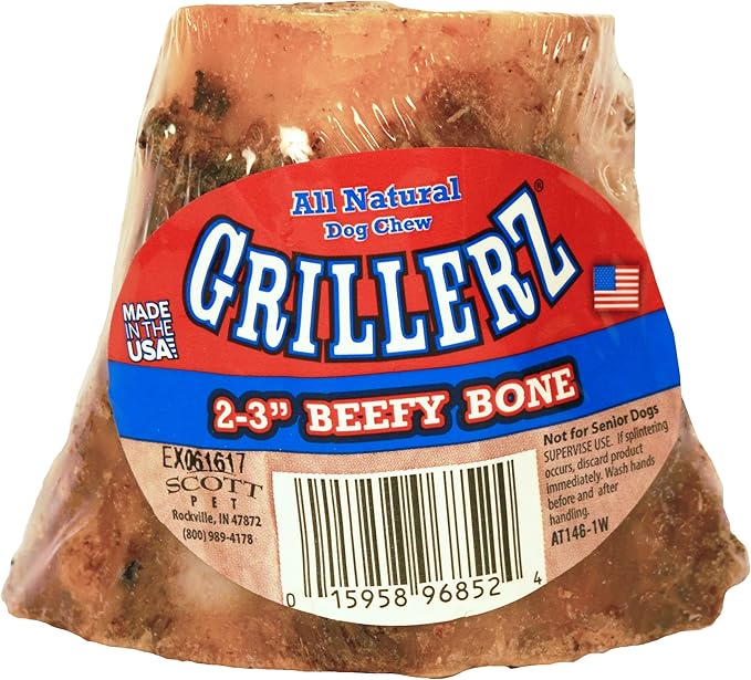 Scott Pet GRILLERZ Wrapped 2-3" Smoked Beefy Bone