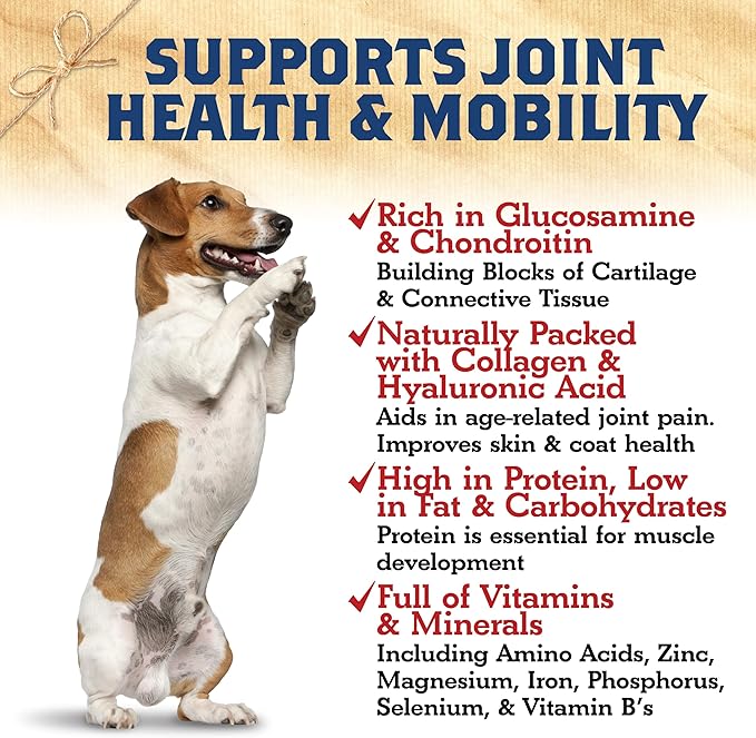 Turkey Tendons for Dogs Made in USA, Raised in USA, All-Natural Dog Chews for Small Dogs, Dog Snack for Large Dogs, Single-Ingredient Treat, Healthy No Hide Dog Chews (3 oz)