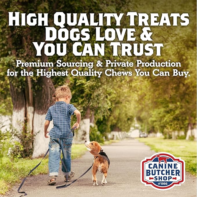 Turkey Tendons for Dogs Made in USA, Raised in USA, All-Natural Dog Chews for Small Dogs, Dog Snack for Large Dogs, Single-Ingredient Treat, Healthy No Hide Dog Chews (3 oz)
